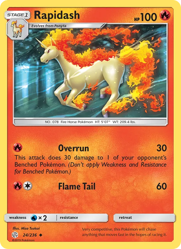 Rapidash — Cosmic Eclipse 24/236
