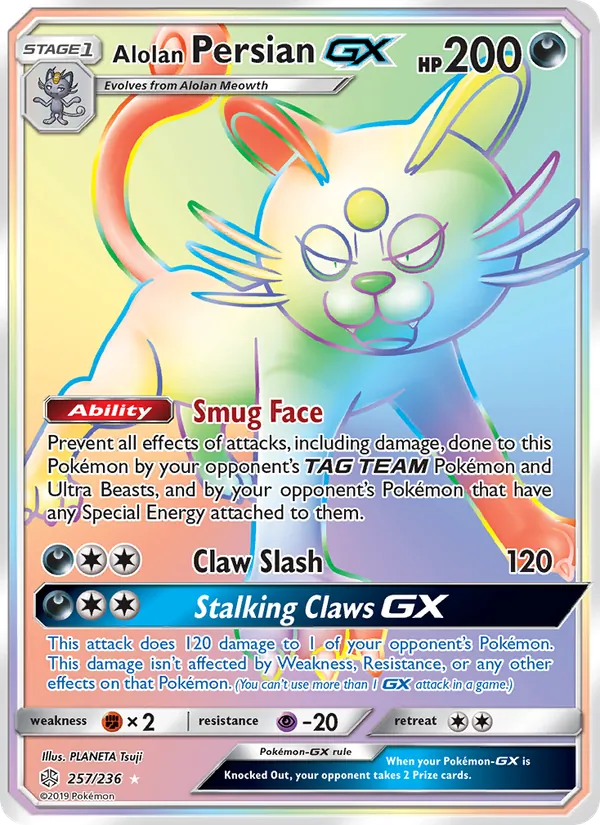 Persian d’Alola GX — Éclipse Cosmique 257/236