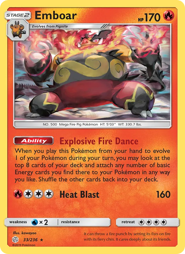 Emboar — Cosmic Eclipse 33/236