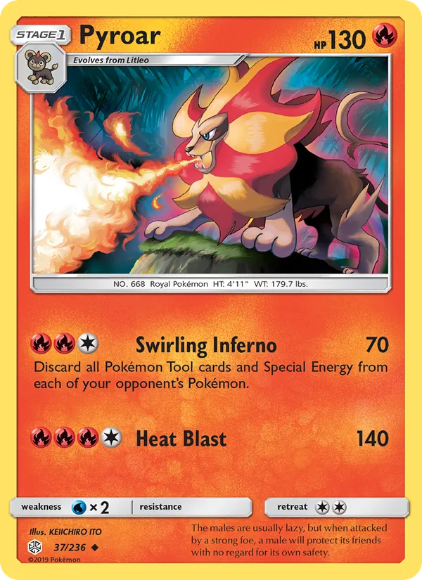 Pyroar — Cosmic Eclipse 37/236
