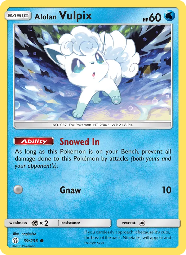 Goupix d’Alola — Éclipse Cosmique 39/236
