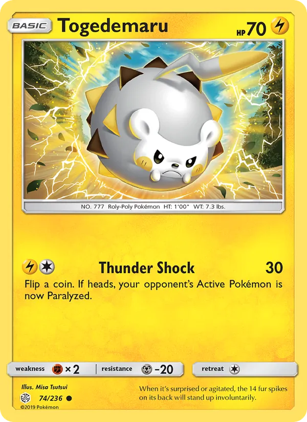 Togedemaru — Éclipse Cosmique 74/236