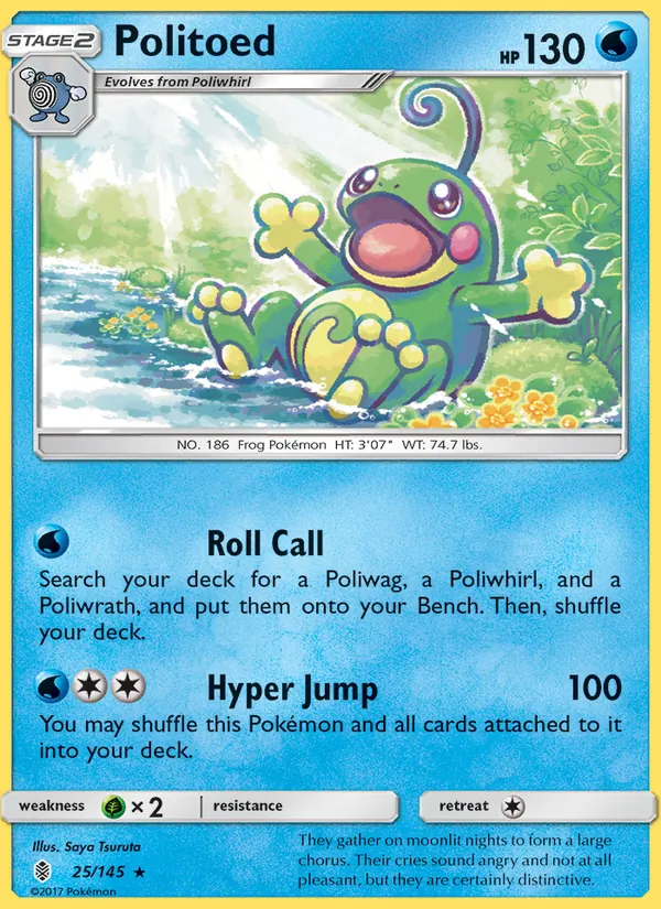 Politoed — Guardians Rising 25/145