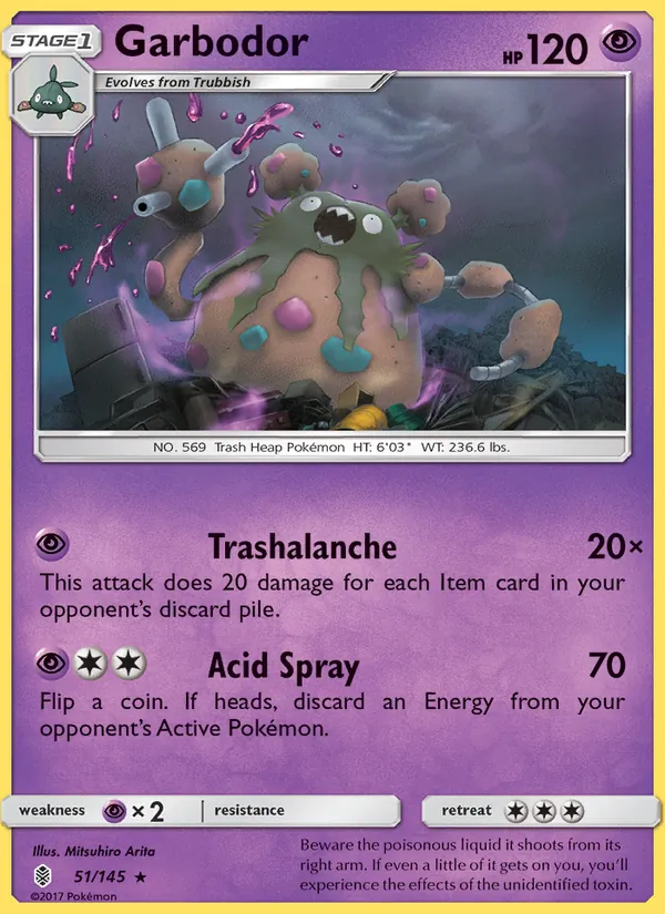Garbodor — Guardians Rising 51/145