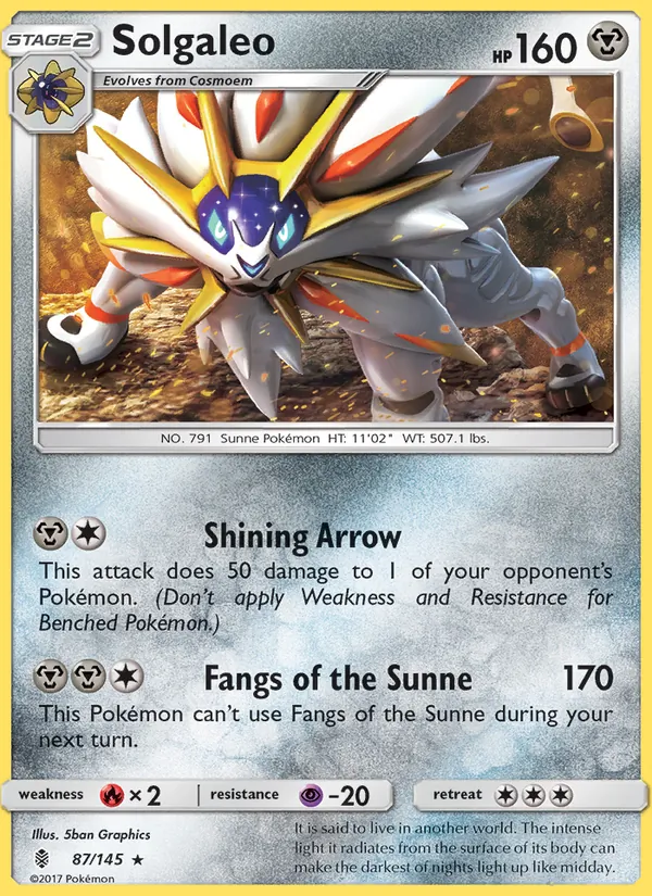 Solgaleo — Guardians Rising 87/145