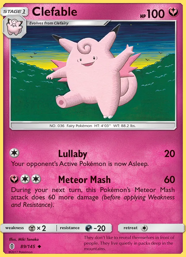 Clefable — Guardians Rising 89/145