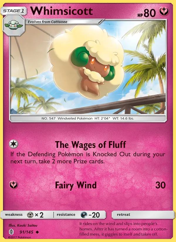 Whimsicott — Guardians Rising 91/145