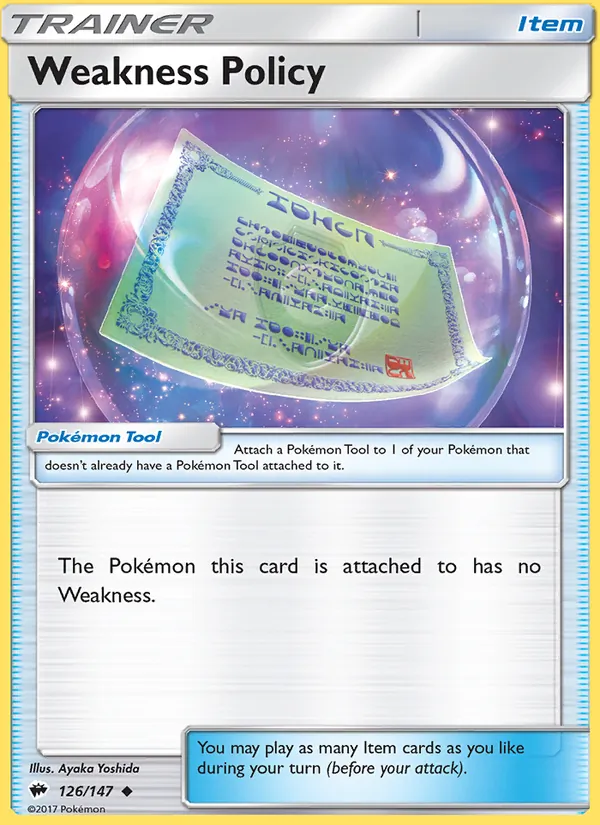 Weakness Policy — Burning Shadows 126/147