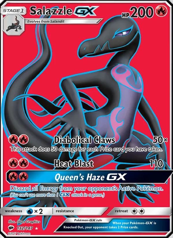 Malamandre GX — Ombres Ardentes 132/147