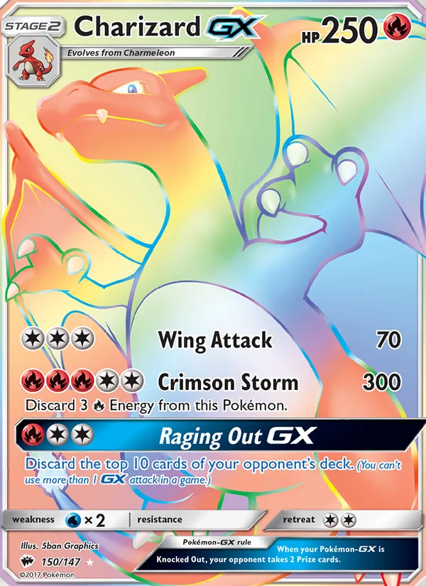 Dracaufeu GX — Ombres Ardentes 150/147