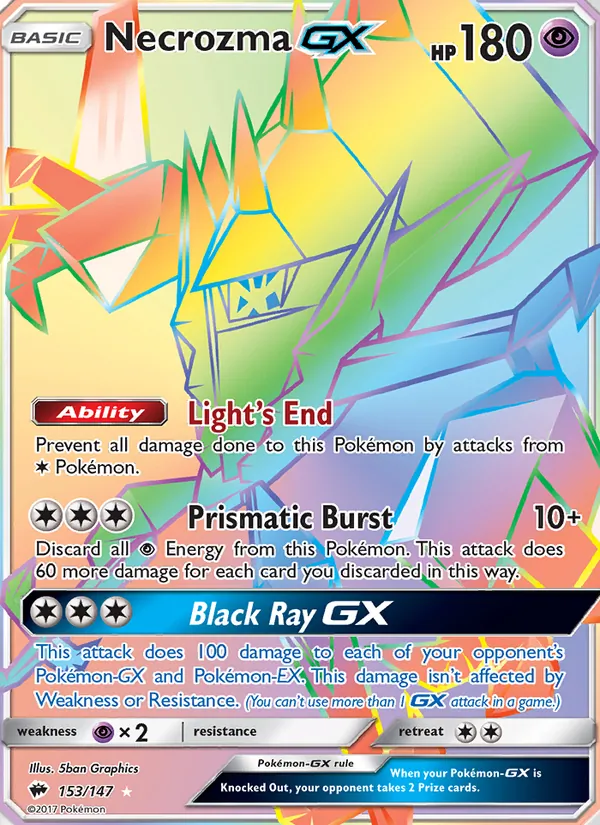 Necrozma GX — Ombres Ardentes 153/147