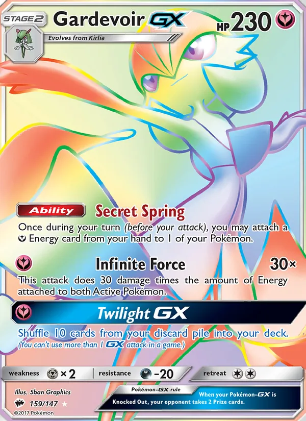 Gardevoir GX — Burning Shadows 159/147