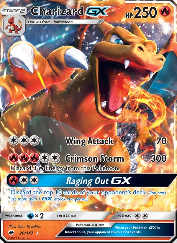 Dracaufeu GX — Ombres Ardentes 20/147
