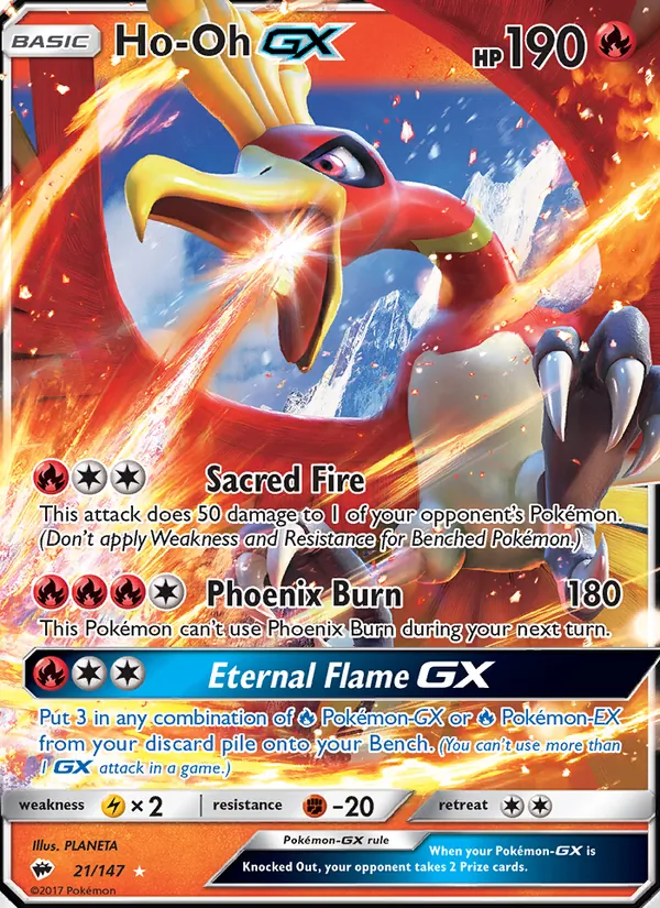 Ho-Oh GX — Ombres Ardentes 21/147