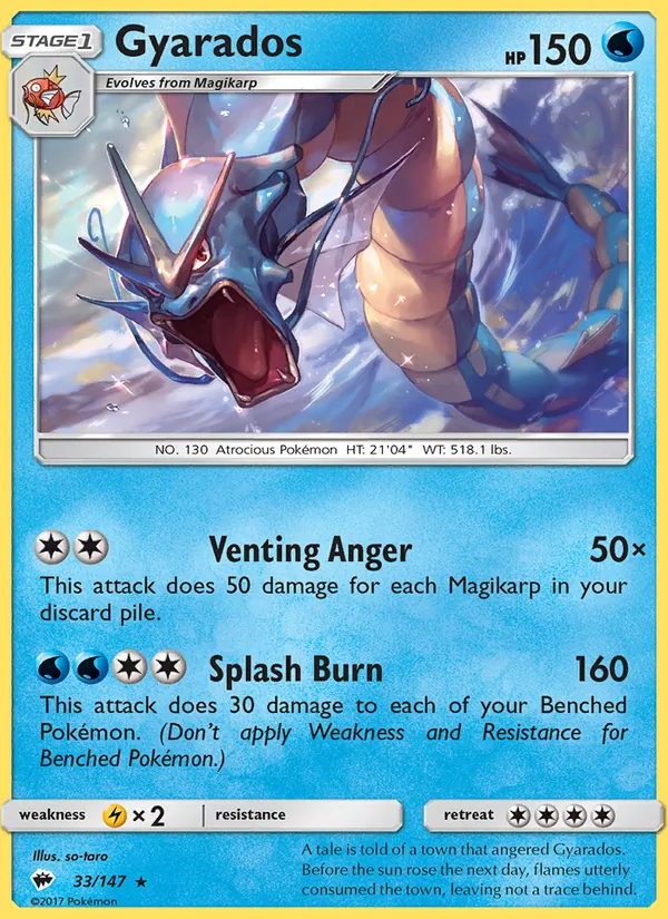 Gyarados — Burning Shadows 33/147