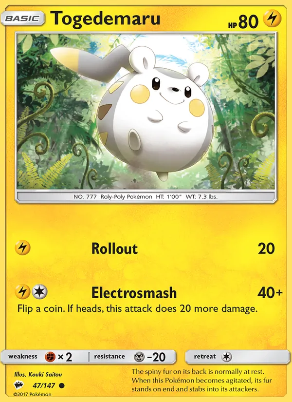 Togedemaru — Ombres Ardentes 47/147