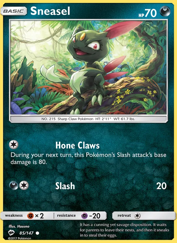 Sneasel — Burning Shadows 85/147