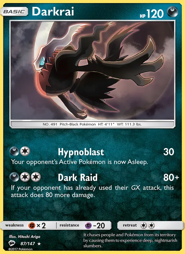Darkrai — Burning Shadows 87/147
