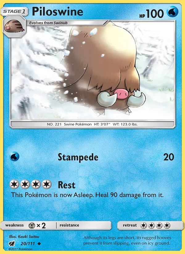 Piloswine — Crimson Invasion 20/111