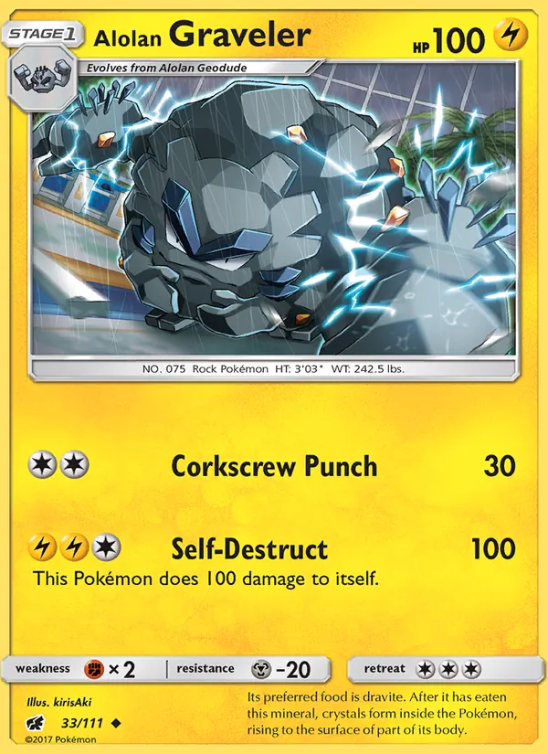Gravalanch d’Alola — Invasion Carmin 33/111
