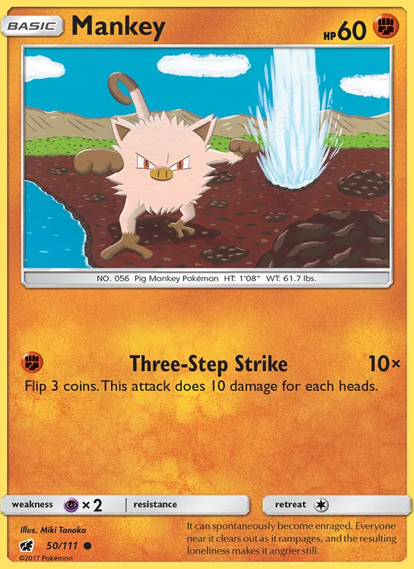 Mankey — Crimson Invasion 50/111