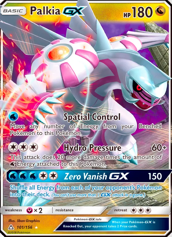 Palkia GX — Ultra Prism 101/156
