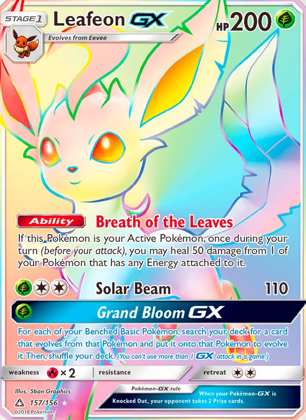 Leafeon GX — Ultra Prism 157/156