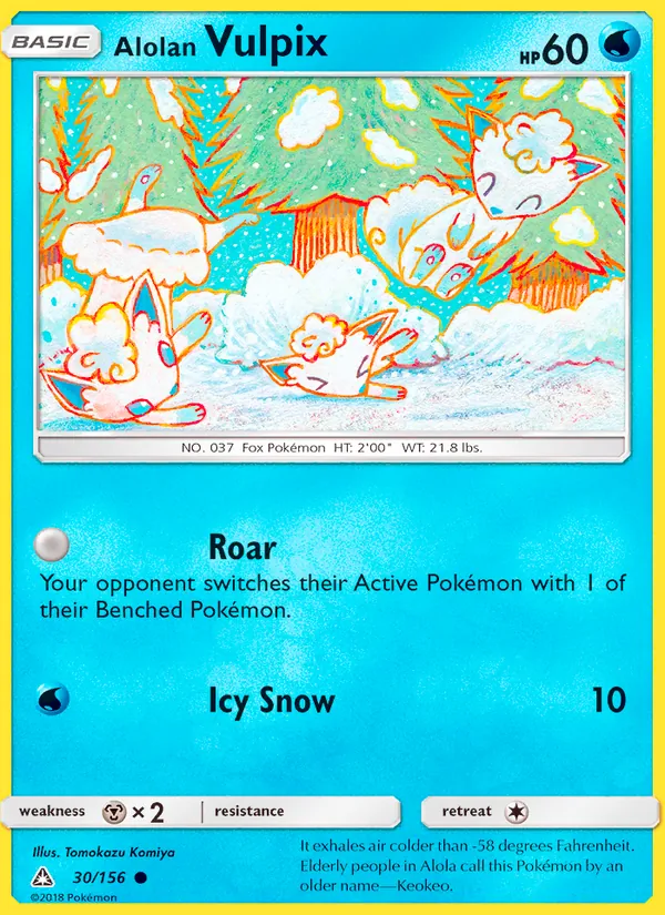 Goupix d’Alola — Ultra-Prisme 30/156
