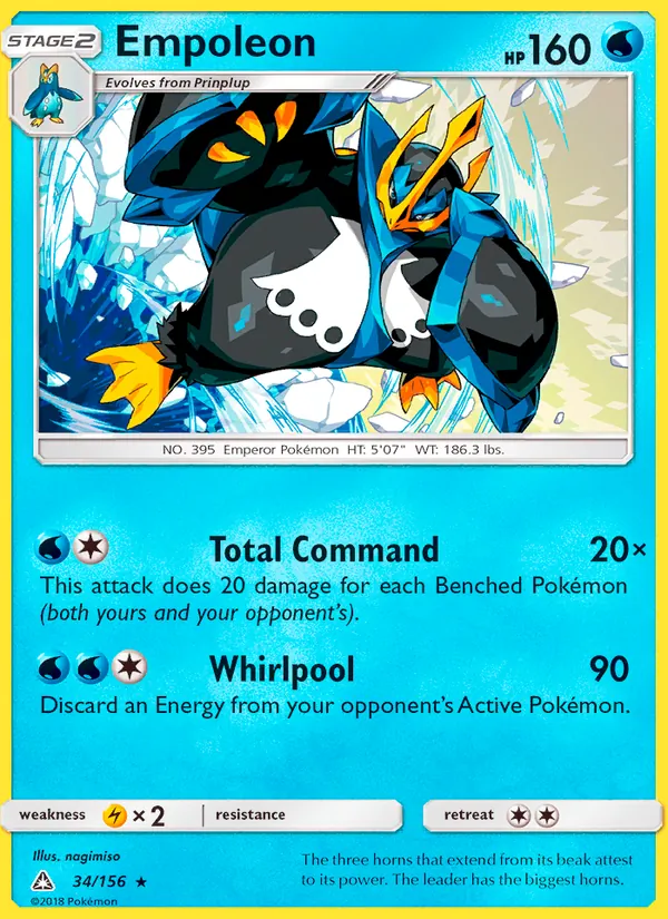 Empoleon — Ultra Prism 34/156