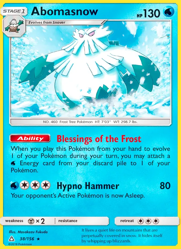 Abomasnow — Ultra Prism 38/156