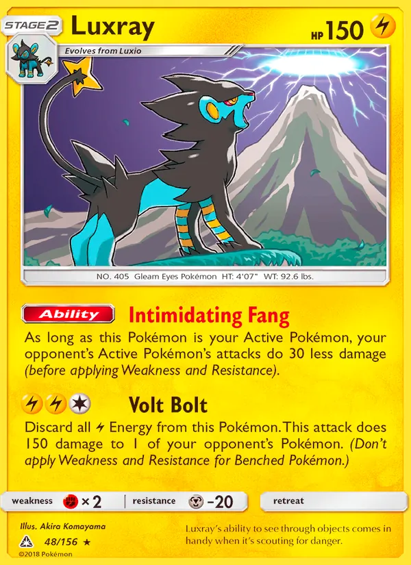 Luxray — Ultra Prism 48/156