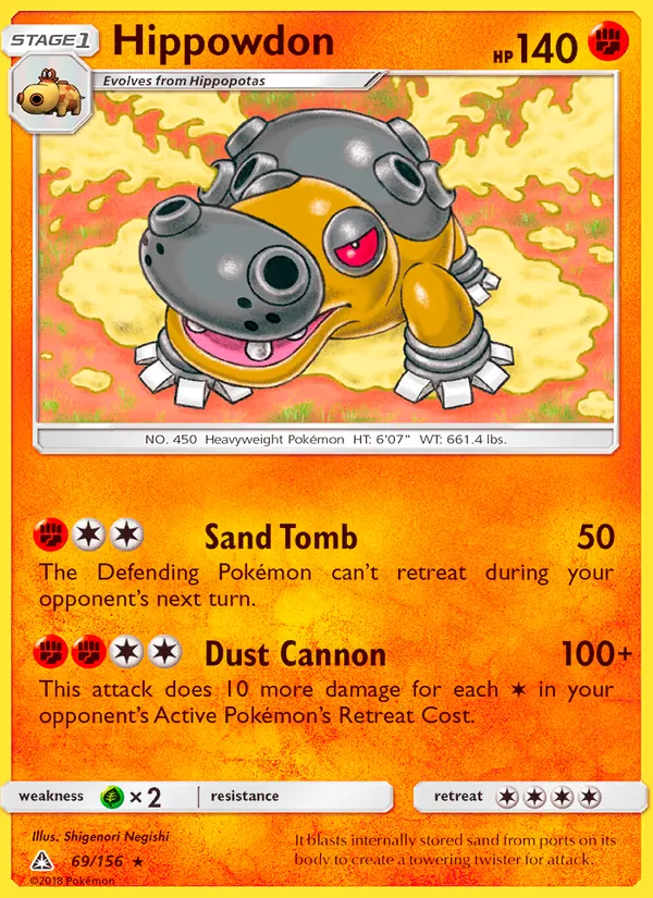 Hippowdon — Ultra Prism 69/156