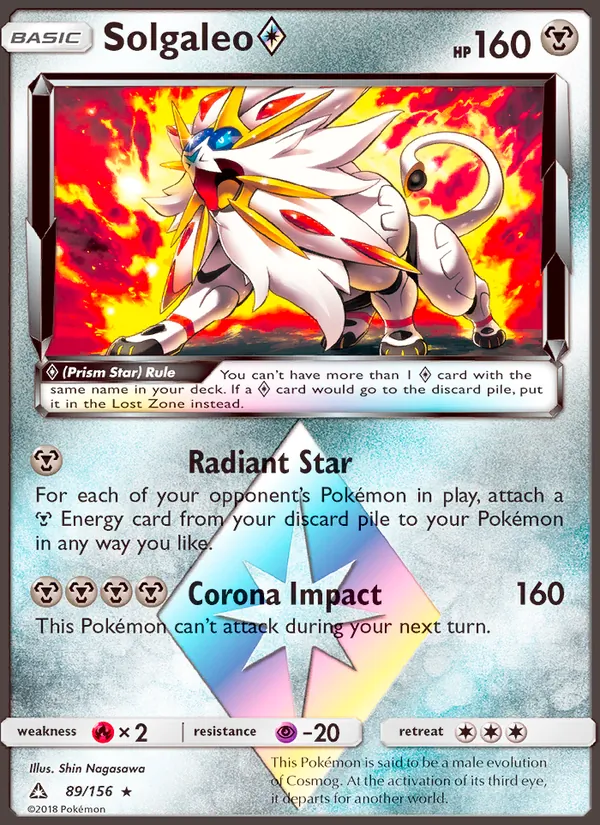 Solgaleo ◇ — Ultra Prism 89/156