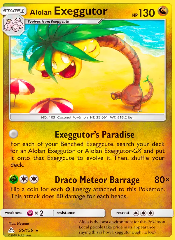 Alolan Exeggutor — Ultra Prism 95/156