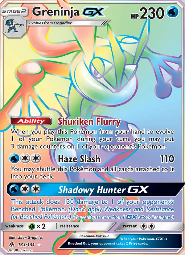 Greninja GX — Forbidden Light 133/131
