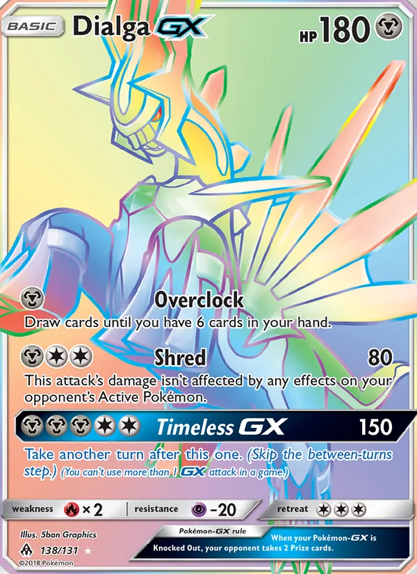 Dialga GX — Lumière Interdite 138/131