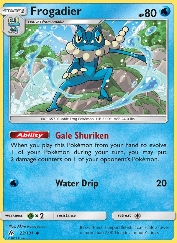 Frogadier — Forbidden Light 23/131