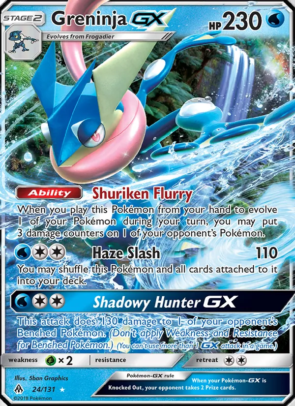 Greninja GX — Forbidden Light 24/131