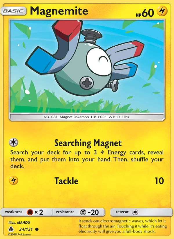 Magnemite — Forbidden Light 34/131