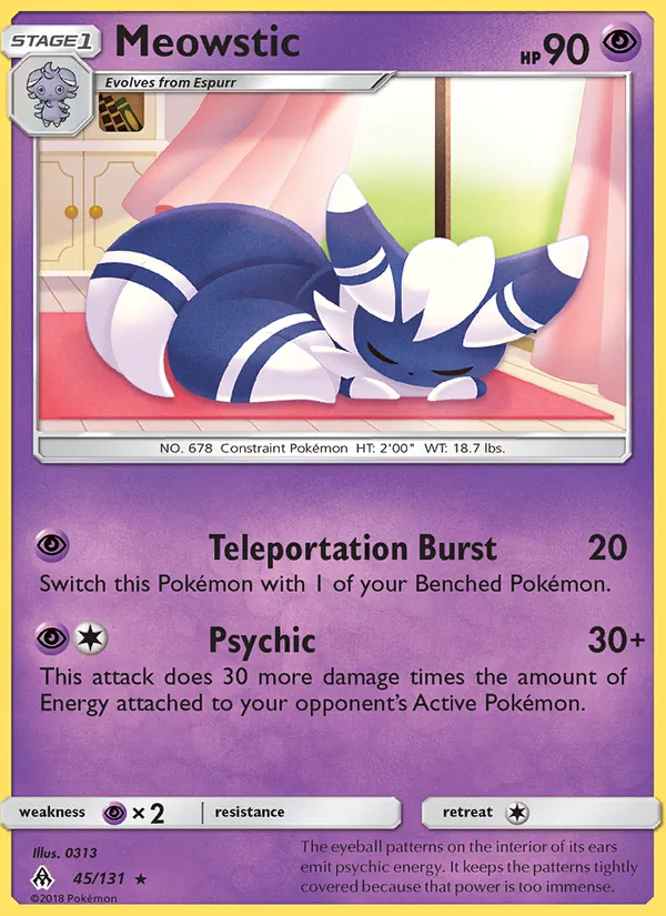 Meowstic — Forbidden Light 45/131
