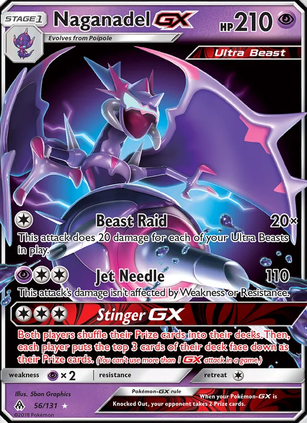 Naganadel GX — Forbidden Light 56/131