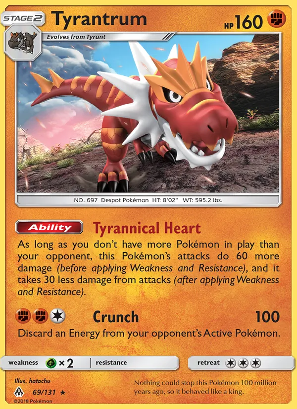 Tyrantrum — Forbidden Light 69/131