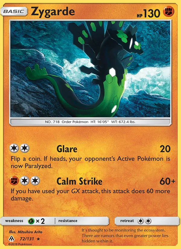 Zygarde — Forbidden Light 72/131