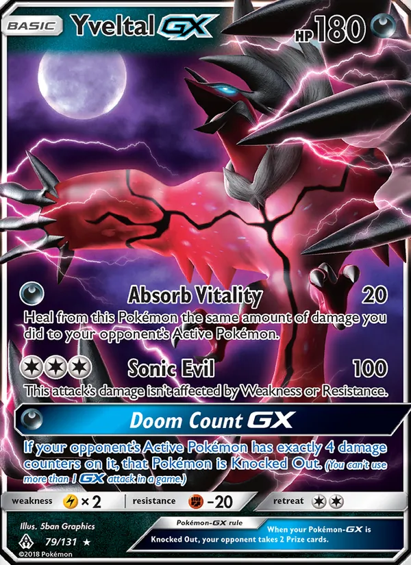 Yveltal GX — Forbidden Light 79/131