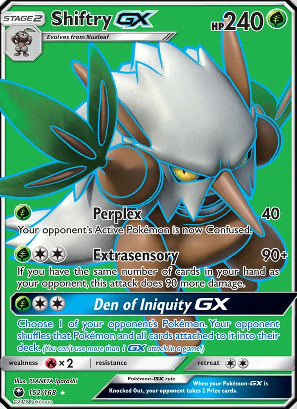 Shiftry GX — Celestial Storm 152/168