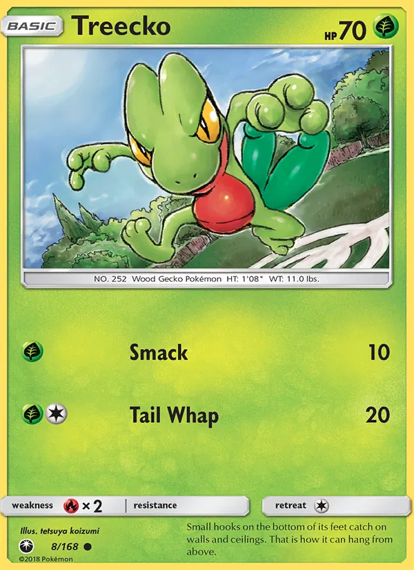 Treecko — Celestial Storm 8/168