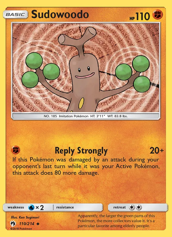 Sudowoodo — Lost Thunder 110/214