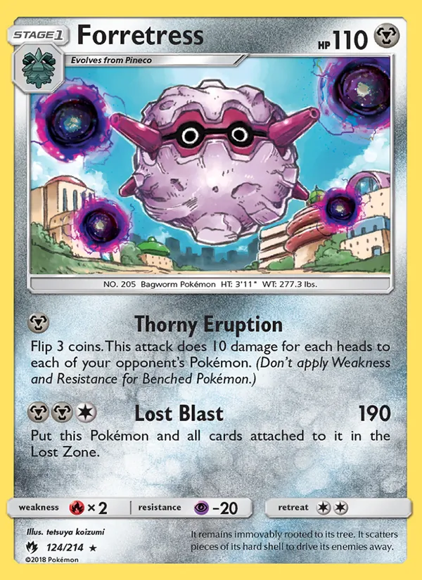 Forretress — Lost Thunder 124/214