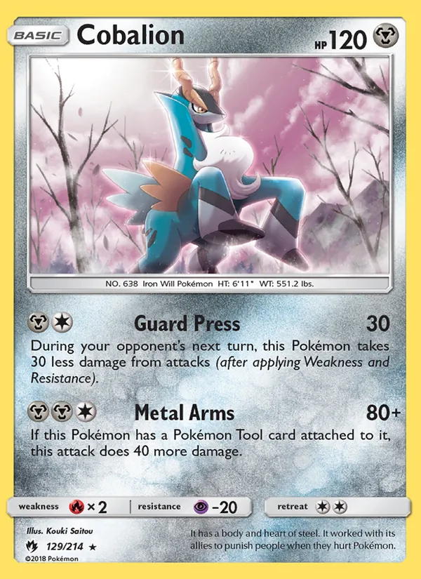 Cobalion — Lost Thunder 129/214
