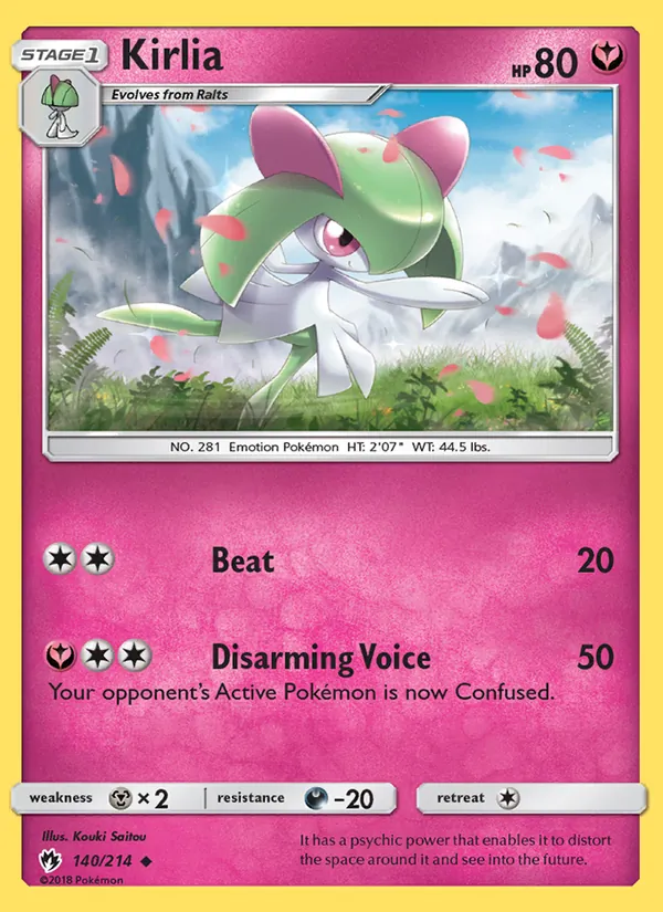 Kirlia — Lost Thunder 140/214